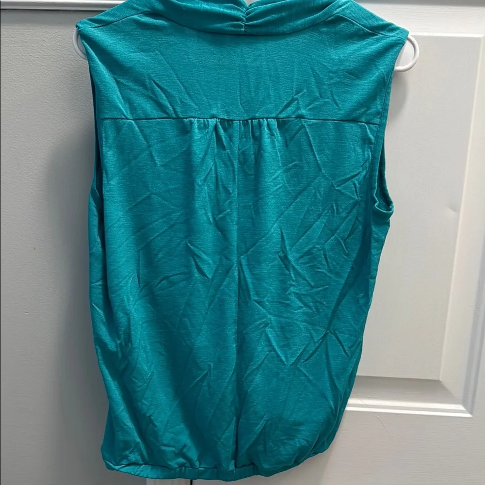 Cato Women's Teal Sleeveless Top - Picture 3 of 3